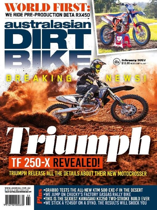 Title details for Australasian Dirt Bike Magazine by Citrus Media Digital Pty Ltd. - Available